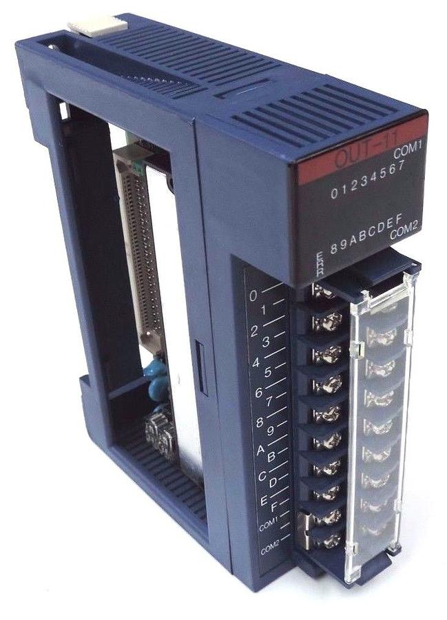 Used TOYOPUC OUT-11 OUTPUT MODULE THK-2795, 100/115VAC, 0.5A/POINT, 2A/COM