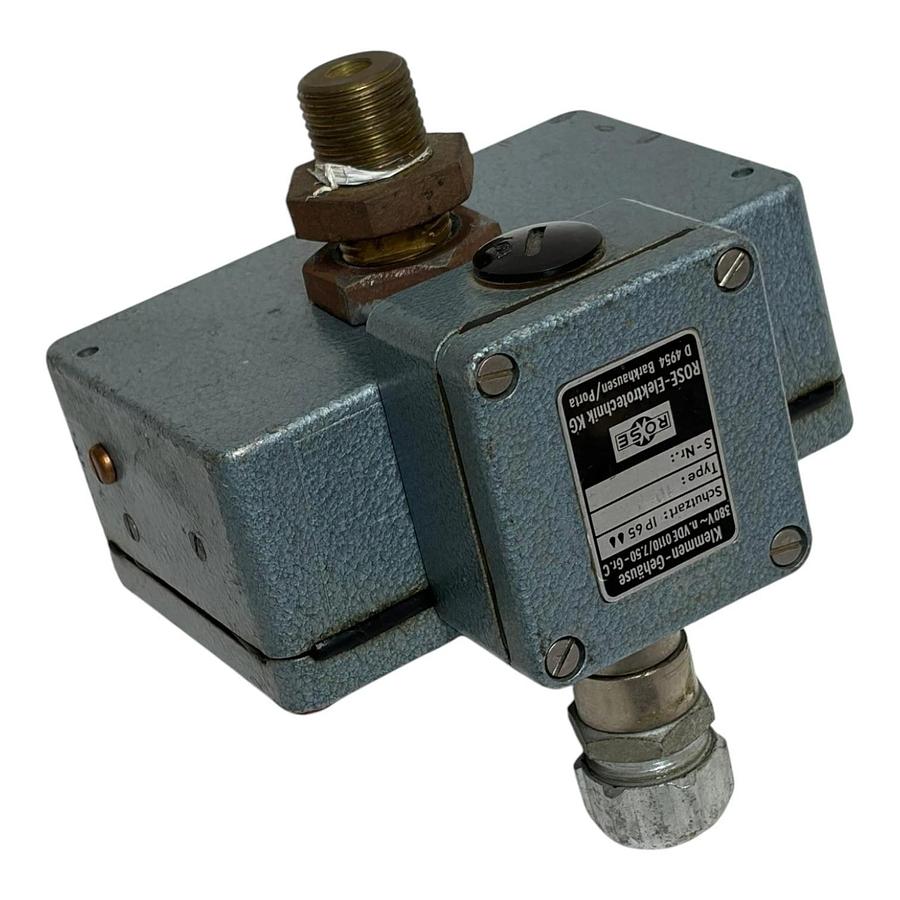 Used Vintage Rose Systemtechnik 10-4 Klemmen-Gehäuse Pressure Control Switch IP65