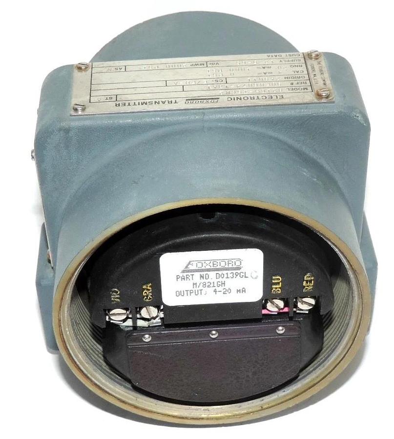 Used FOXBORO 821GH-ISCM2 ELECTRONIC TRANSMITTER W/ D0139GLCM/821GH, D0139GL