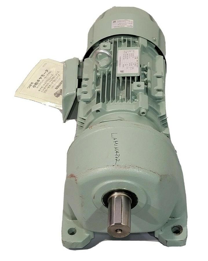 Used NEW TSUBAKIMOTO CHAIN CO. TE220B INDUCTION MOTOR W/ GMTE220-42L5B GEAR MOTOR