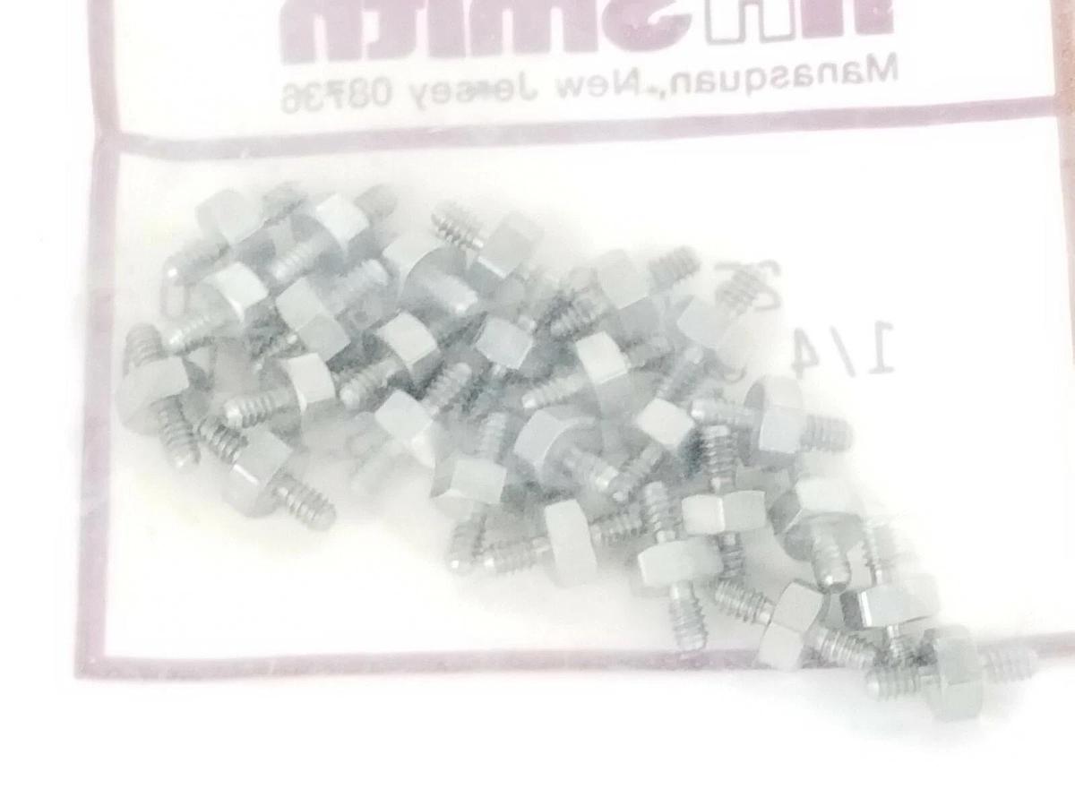 Used LOT OF 45 NEW HH SMITH NO. 8300 SPACERS 1/4 OD 4-40 THD