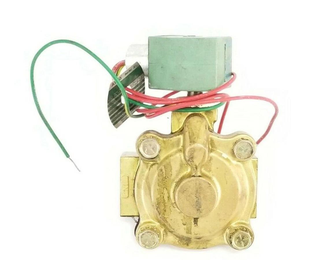 Used ASCO RED-HAT 8321G4 SOLENOID VALVE 10-200PSI 302927 W/ MP-C-080 238210-032D