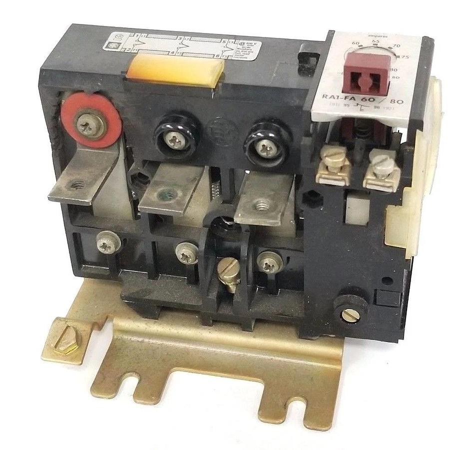 Used TELEMECANIQUE RA1-FA OVERLOAD RELAY 60-80 AMPERES RA1FA