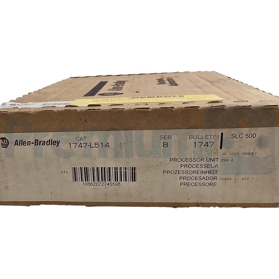Allen Bradley 1747-L514 /B SLC 500 SLC 5/01 Processor Unit 4K Memory FRN. 6 NSMP