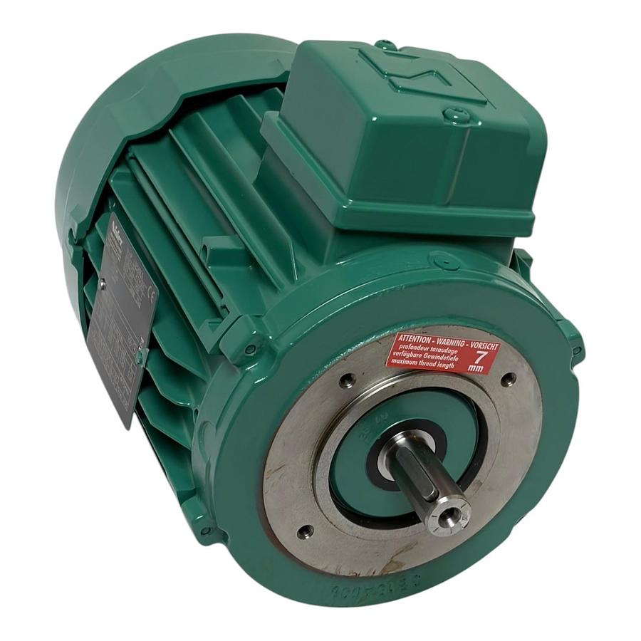 Used Nidec Leroy-Somer LSES80LG 3-Phase AC Electric Motor 0.75kW 1HP New In Box