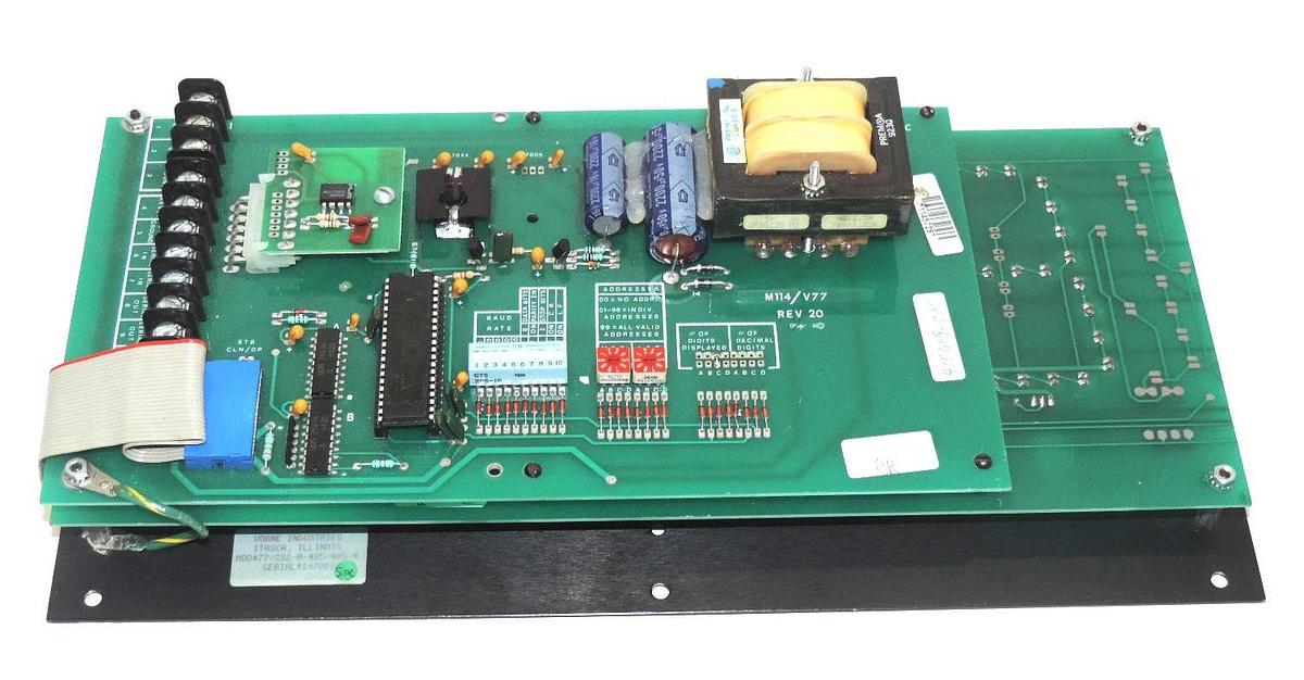 Refurbished VORNE 77/232-0-485/485-4 DIGITAL DISPLAY COUNTER 4 DIGIT 7723204854854 REPAIRED