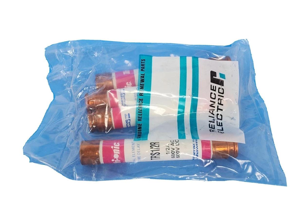 Used BOX OF 4 NEW RELIANCE ELECTRIC 64676-1BA FUSES FERRAZ SHAWMUT TRS1/2R