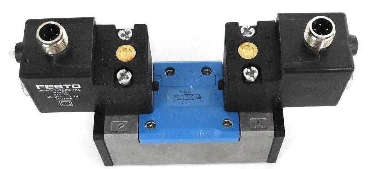 NIB FESTO JMDH-5/2-D-1-M12-C-SA SOLENOID VALVE 532687, SERIE: S502