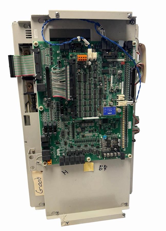 Used YASKAWA CIMR-P1V VARIABLE FREQUENCY DRIVE CODE EPJ010420 200V 50/60 HZ VFD
