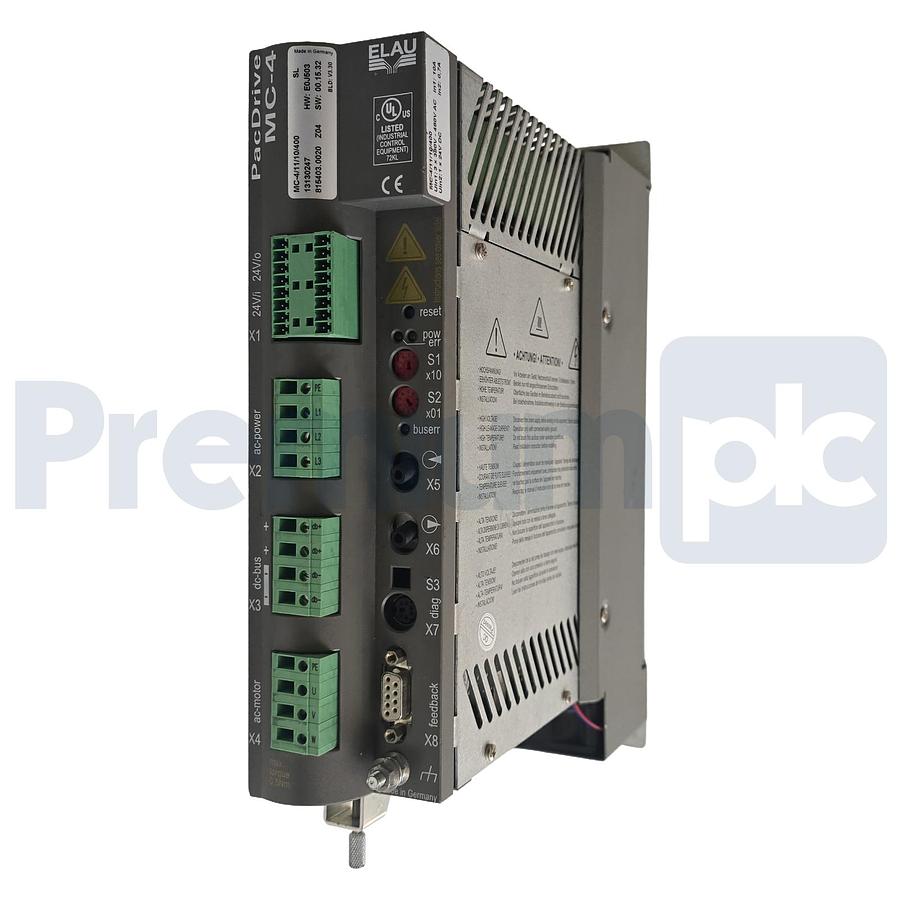 Used Schneider Electric ELAU PacDrive MC-4 Servo Drive MC-4/11/10/400 | HW: E0J503