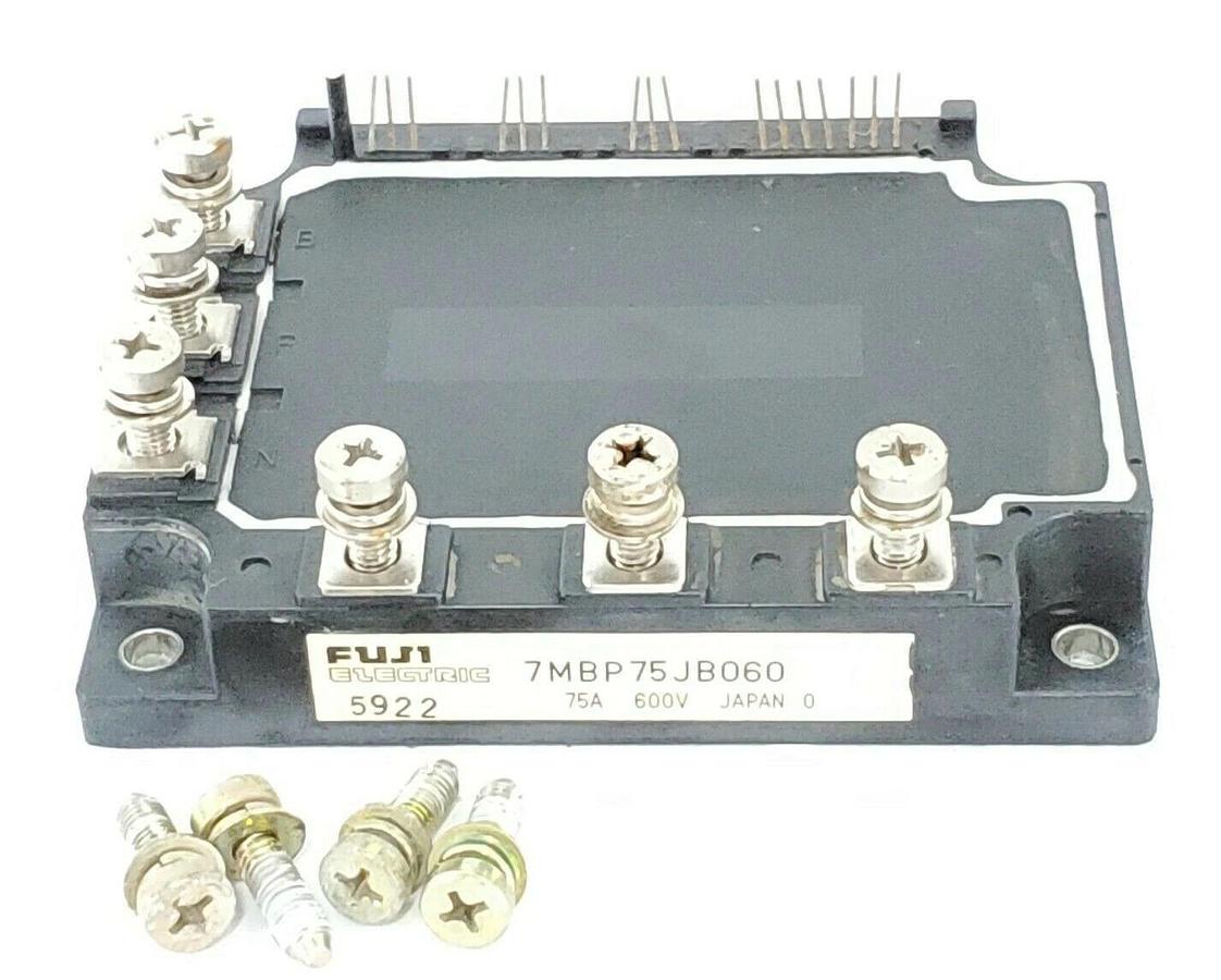 Used FUJI ELECTRIC 7MBP75JB060 TRANSISTOR MODULE 75A, 600V