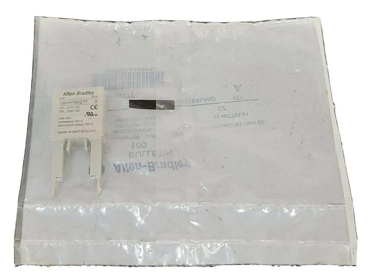 Used NEW ALLEN BRADLEY 100-KFSV277 VARISTOR SUPPRESSOR SER. A