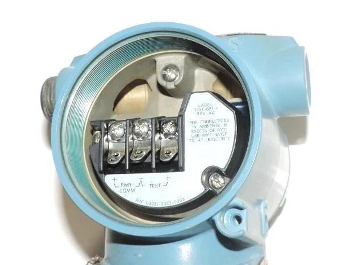 Used ROSEMOUNT 3051 CD2A23A1AB4E5M5 SMART TRANSMITTER W/ 03031-0193-0103 LCD METER