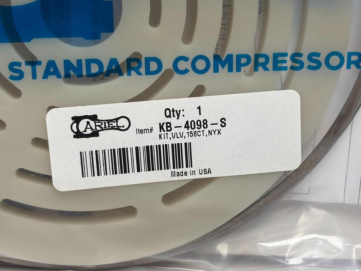 Ariel KB-4098-S Compressor Valve Kit 158CT NYX OEM Rebuild Kit New