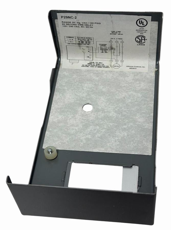 Used NIB JOHNSON CONTROLS P29NC-2C LOW PRESSURE CUTOUT CONTROL RANGE 20'' P29NC2C