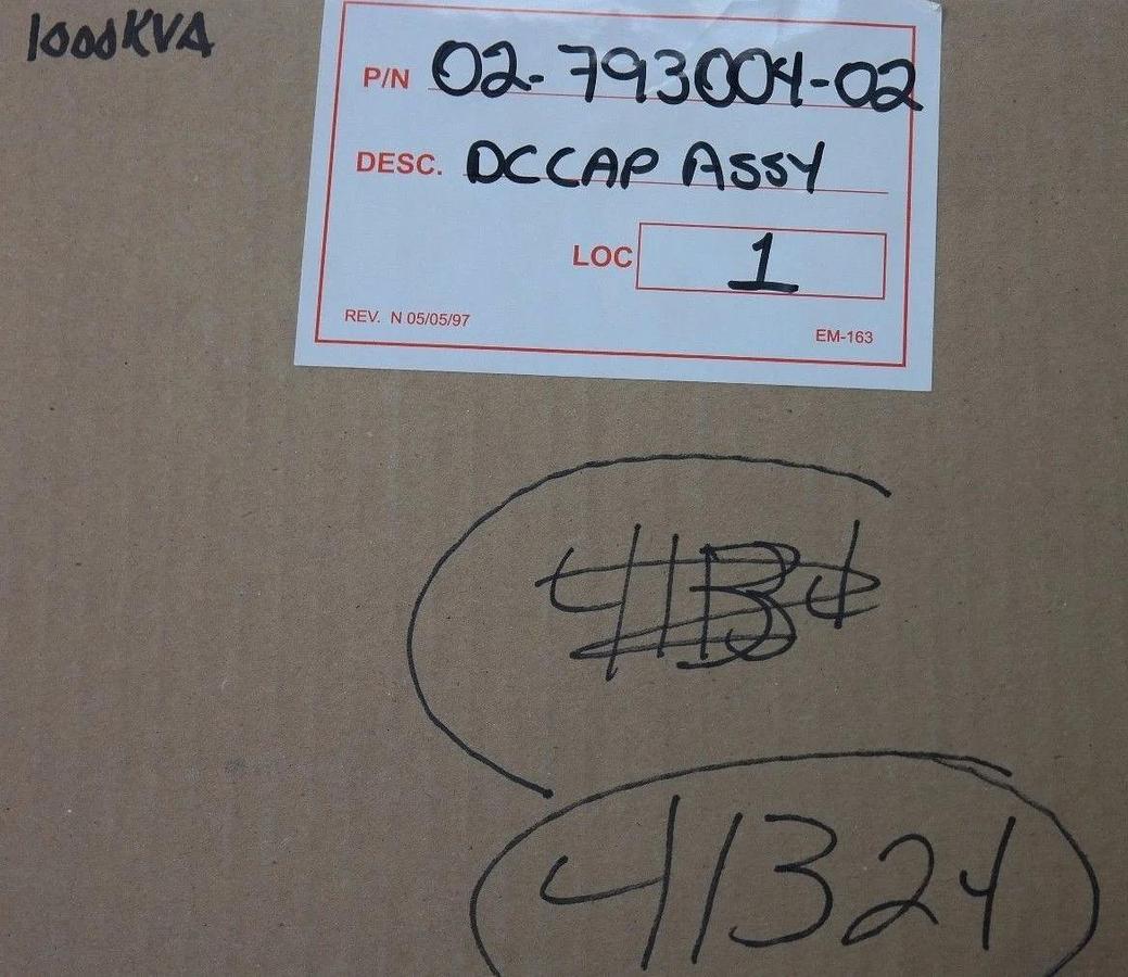 Used NIB EMERSON LIEBERT 793004 DC CAPACITOR ASSEMBLY, DC CAP, 02-793004-02, 1000KVA