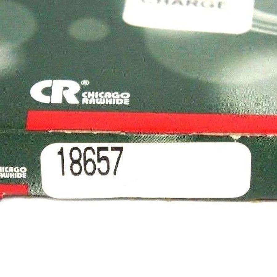 Used LOT OF 2 NIB CHICAGO RAWHIDE 18657 OIL SEALS 1.8750" X 2.7500" X 0.3125"