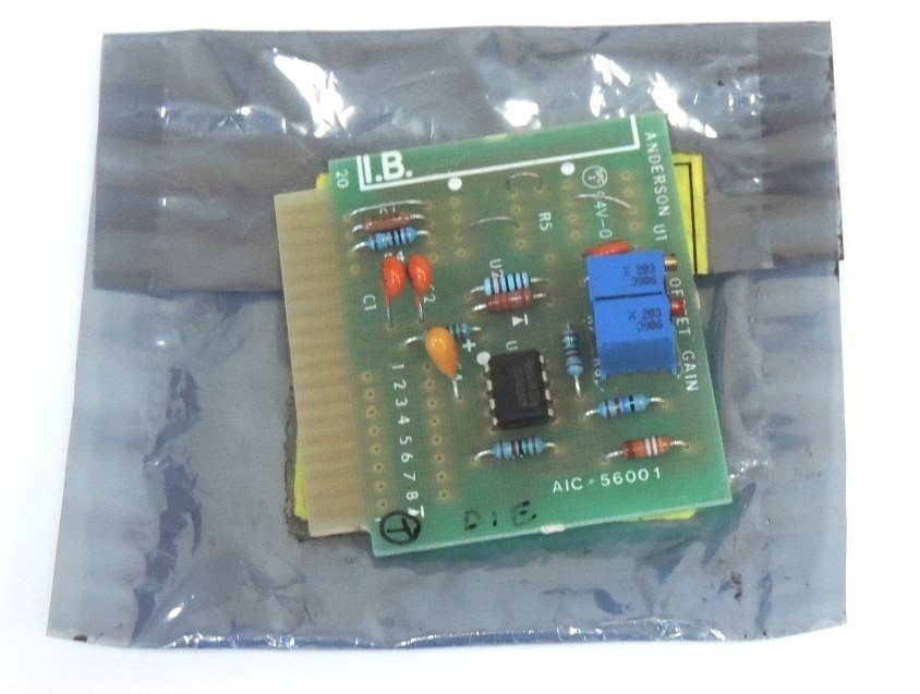 Used NEW ANDERSON AIC-56001 OFFSET GAIN BOARD DIGITRONICS CB164B, 56001