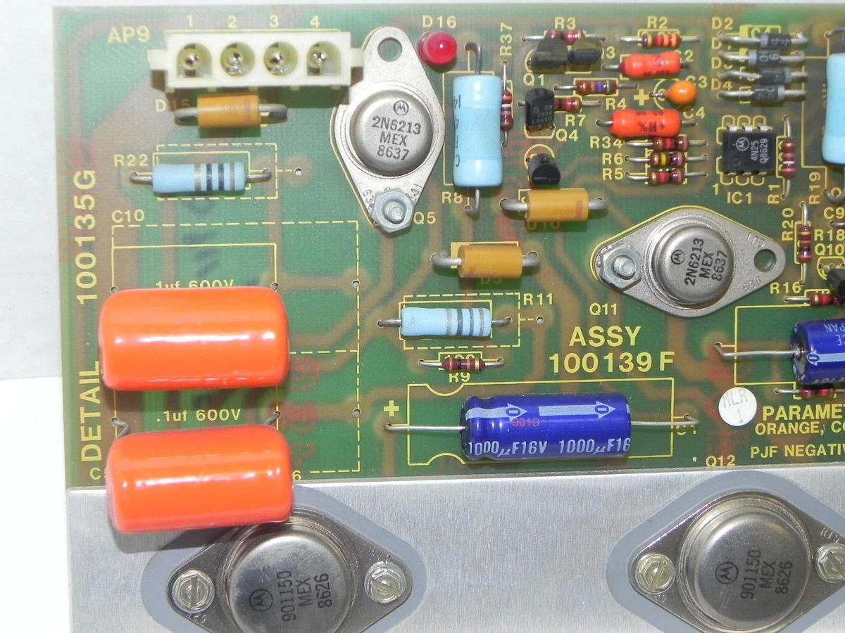 Used PARAMETRICS 100139F PC BOARD 100135G, CIRCUIT 100260D