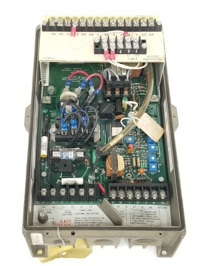 Used REPAIRED GE 6VFW2200 STATOTROL II DRIVE 6VFWC2200A4 6VRC2001A2 193X643AFG224 2HP