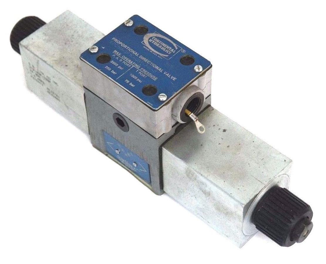 Used NEW CONTINENTAL HYDRAULICS ED05M-3F1C-GBT-24L-B PROPORTIONAL DIRECTIONAL VALVE