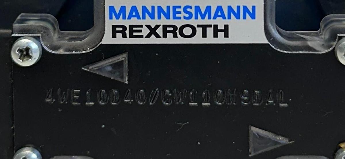 Used REXROTH 4WE10D40/CW110N9DAL HYDRAULIC SOLENOID VALVE 110-120V 50/60Hz NSNP
