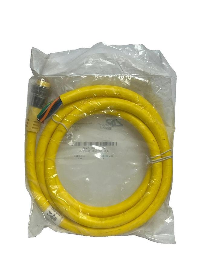 AutomationDirect ZIPport ZP-S1-6MP-2M Connection Cable 7/8-16 UN2 6-Pin Male 2m