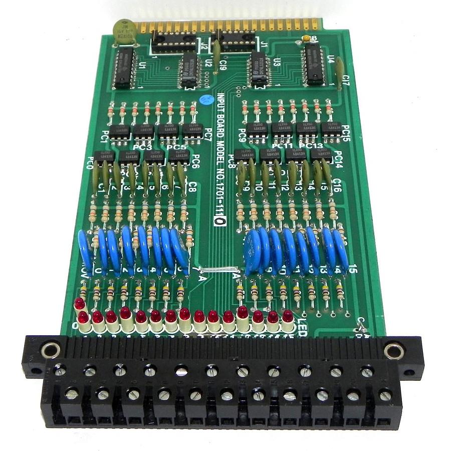 Used MCGILL 1701-1110 INPUT BOARD 17011110, PCB P/N Q6511, ASSY P/N: Q8011 REV. C