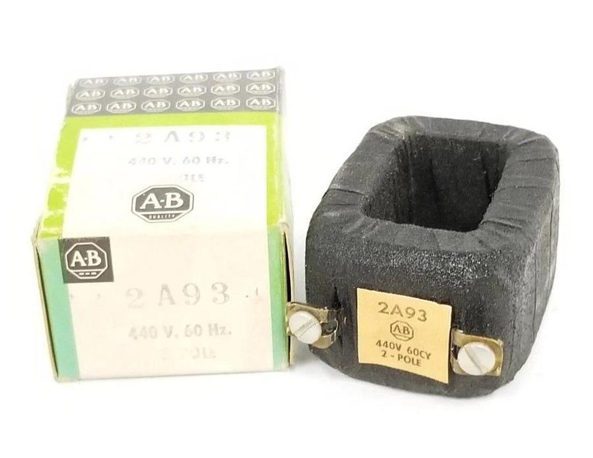 Used NIB ALLEN BRADLEY 2A93 COIL 440V 60HZ, 2-POLE
