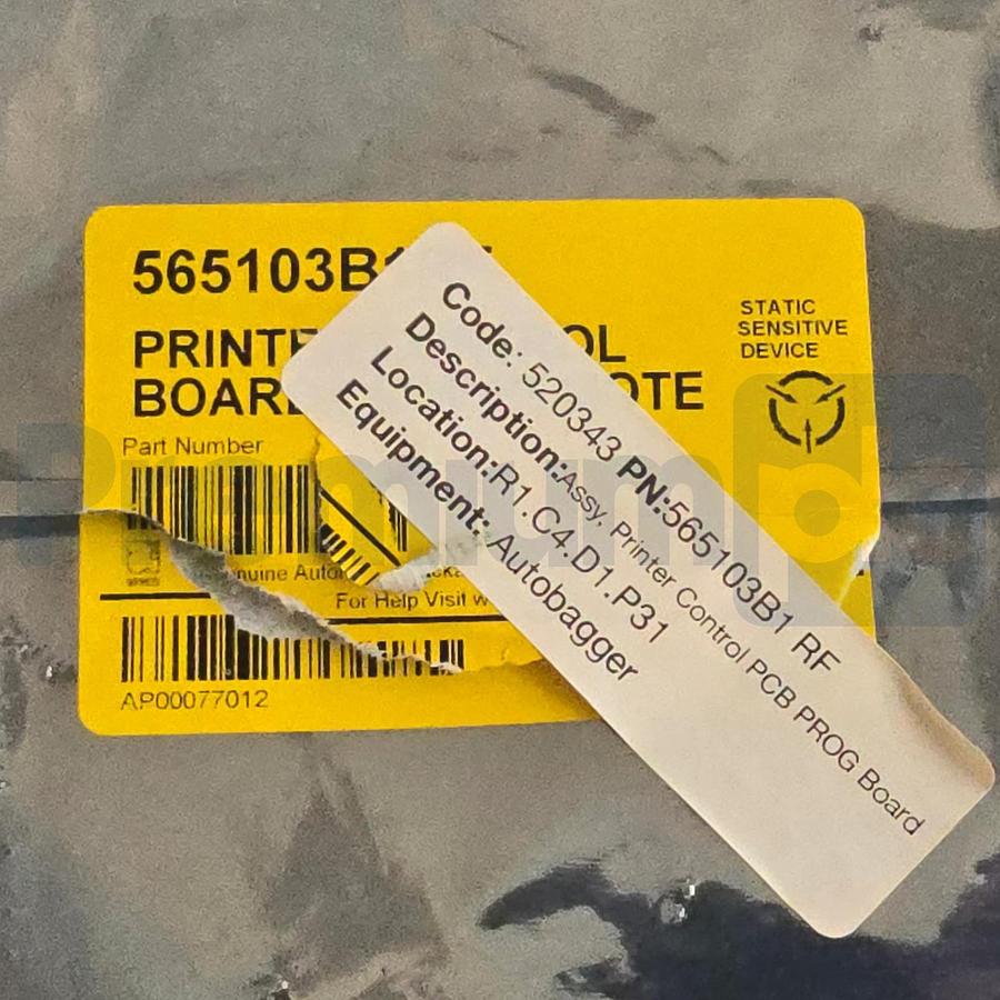 APS Autobag AutoLabel 565103B1 RF Printer Control PCB PROG Board 565349 NEW