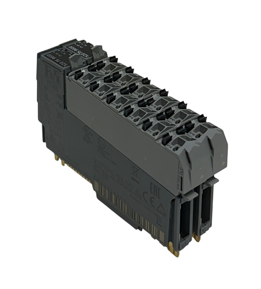 Used 2 B&R X20 PS 9600 / X20PS9600 X20 SERIES POWER SUPPLY MODULES 24VDC FOR BUS NSNP
