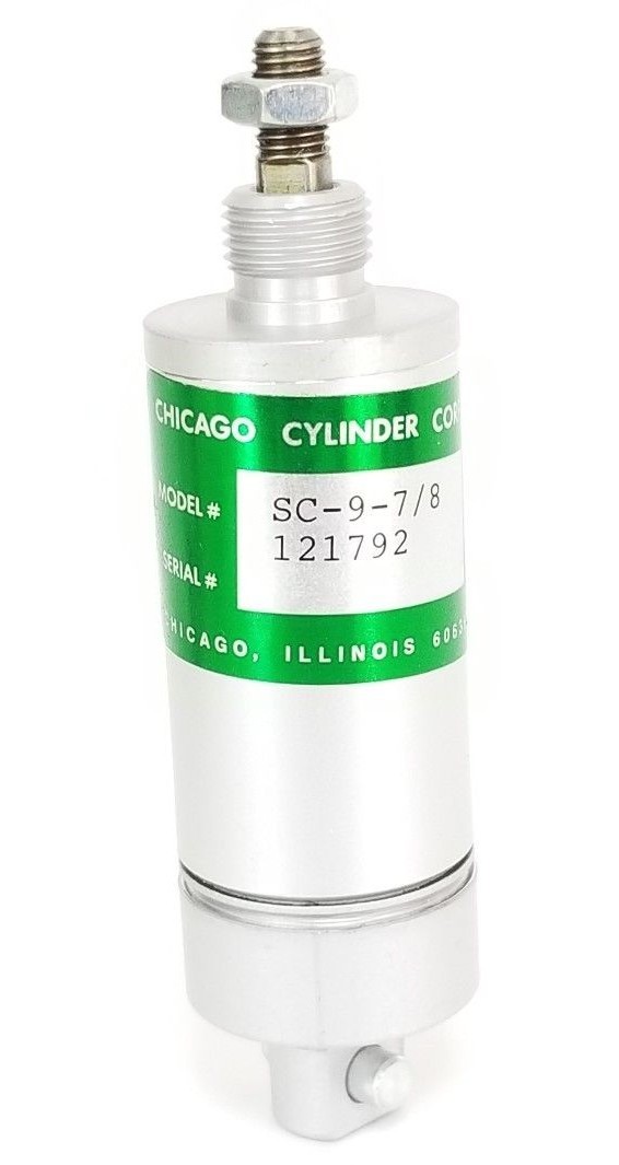 Used NEW CHICAGO CYLINDER SC-9-7/8 PNEUMATIC CYLINDER SC97/8