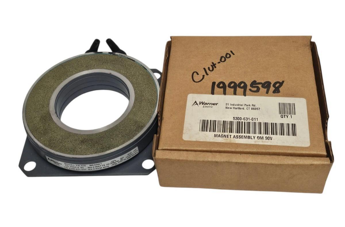 NIB WARNER ELECTRIC 5300-631-011 CLUTCH BRAKE MAGNET ASSEMBLY OM 90V (PB-500)
