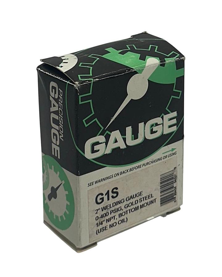 Used CPI CONTINENTAL PRECISION INSTRUMENTS G1S WELDING GAUGE 2'' 0-400PSIG 1/4'' NSMP