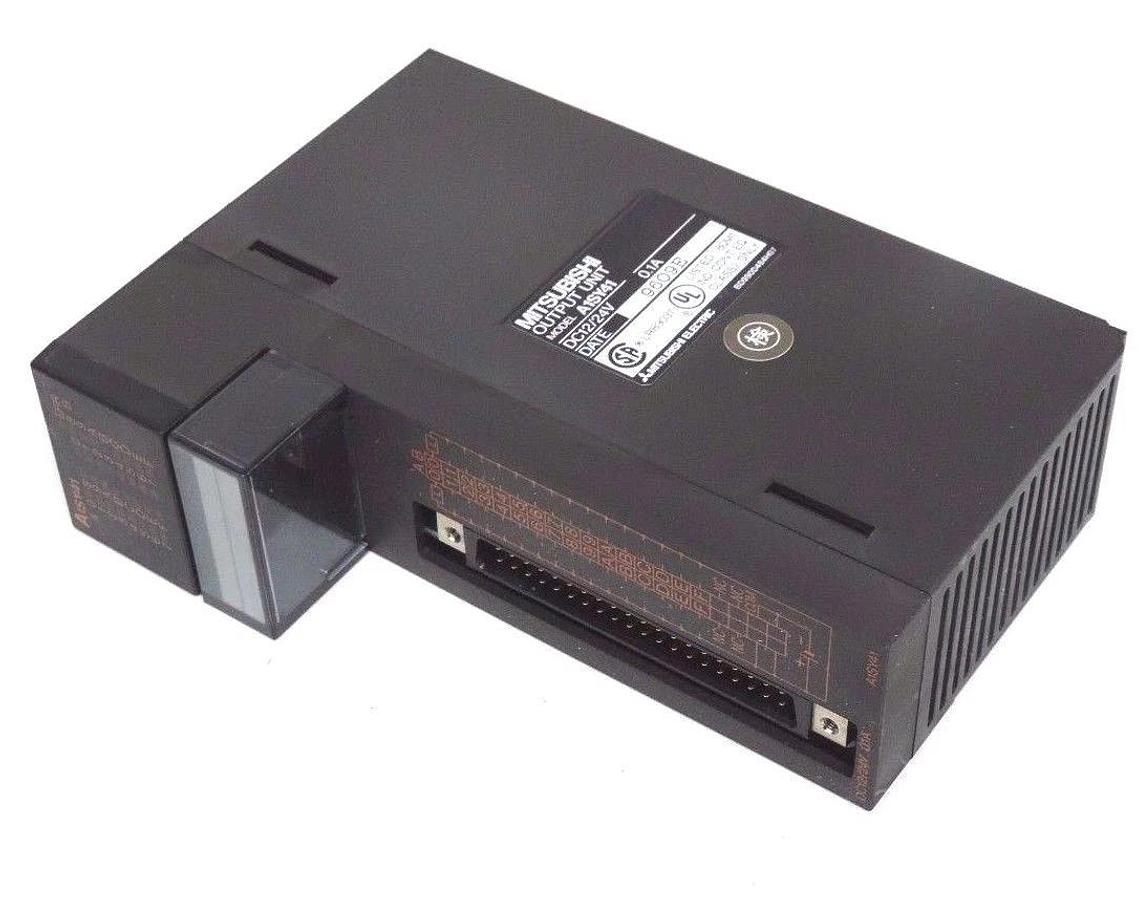 Used MITSUBISHI A1SY41 OUTPUT MODULE 1AMP, 12/24VDC, 32POINT
