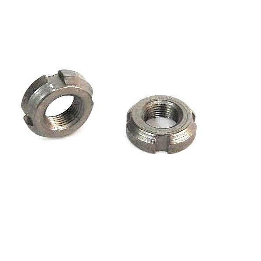 Used LOT OF 2 NEW SKF N-00 SPANNER NUT STEEL .39IN ID 32THREAD N00