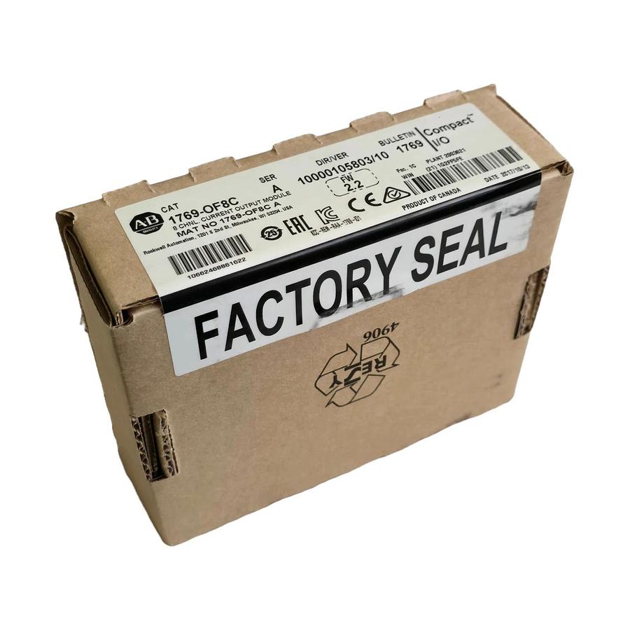 Used ALLEN BRADLEY 1769-OF8C /A CompactLogix 8CH ANALOG OUTPUT MODULE F/W: 2.2 NSFS