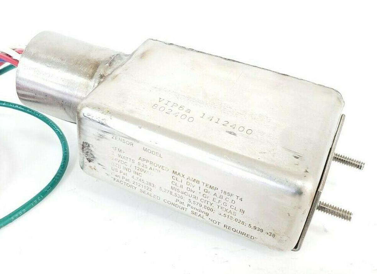 Used ZENSOR VIP6A 1412400 802400 PROXIMITY LIMIT SWITCH ASSEMBLY 0.25A 24VDC/120VAC