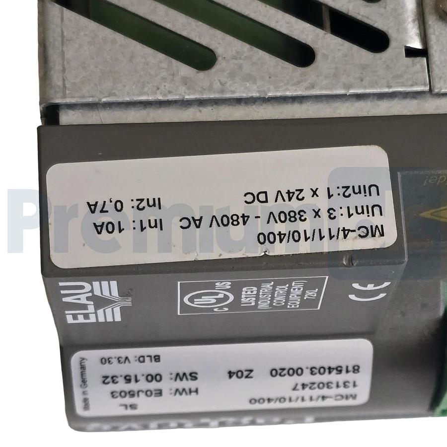 Used Schneider Electric ELAU PacDrive MC-4 Servo Drive MC-4/11/10/400 | HW: E0J503