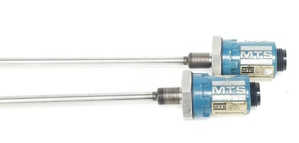 Used LOT OF 2 MTS TEMPOSONICS TRANSDUCERS 251181 ME9408 E 200688 REV. H 34'' IN. ROD
