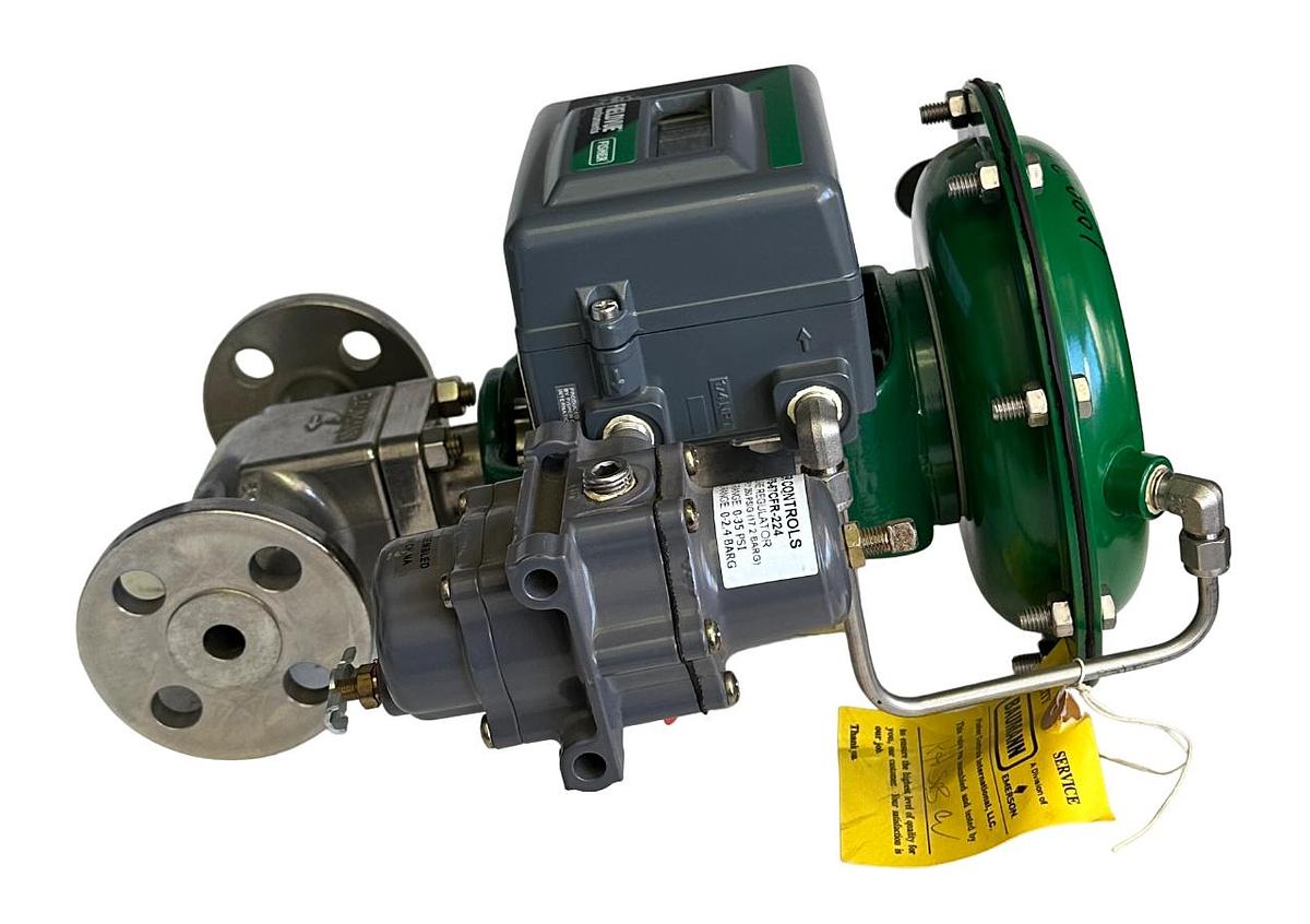 Used NEW FISHER 32.24588SVF / DVC2000 FIELDVUE PNEUMATIC ACTUATOR HART 1/2'' 30VDC