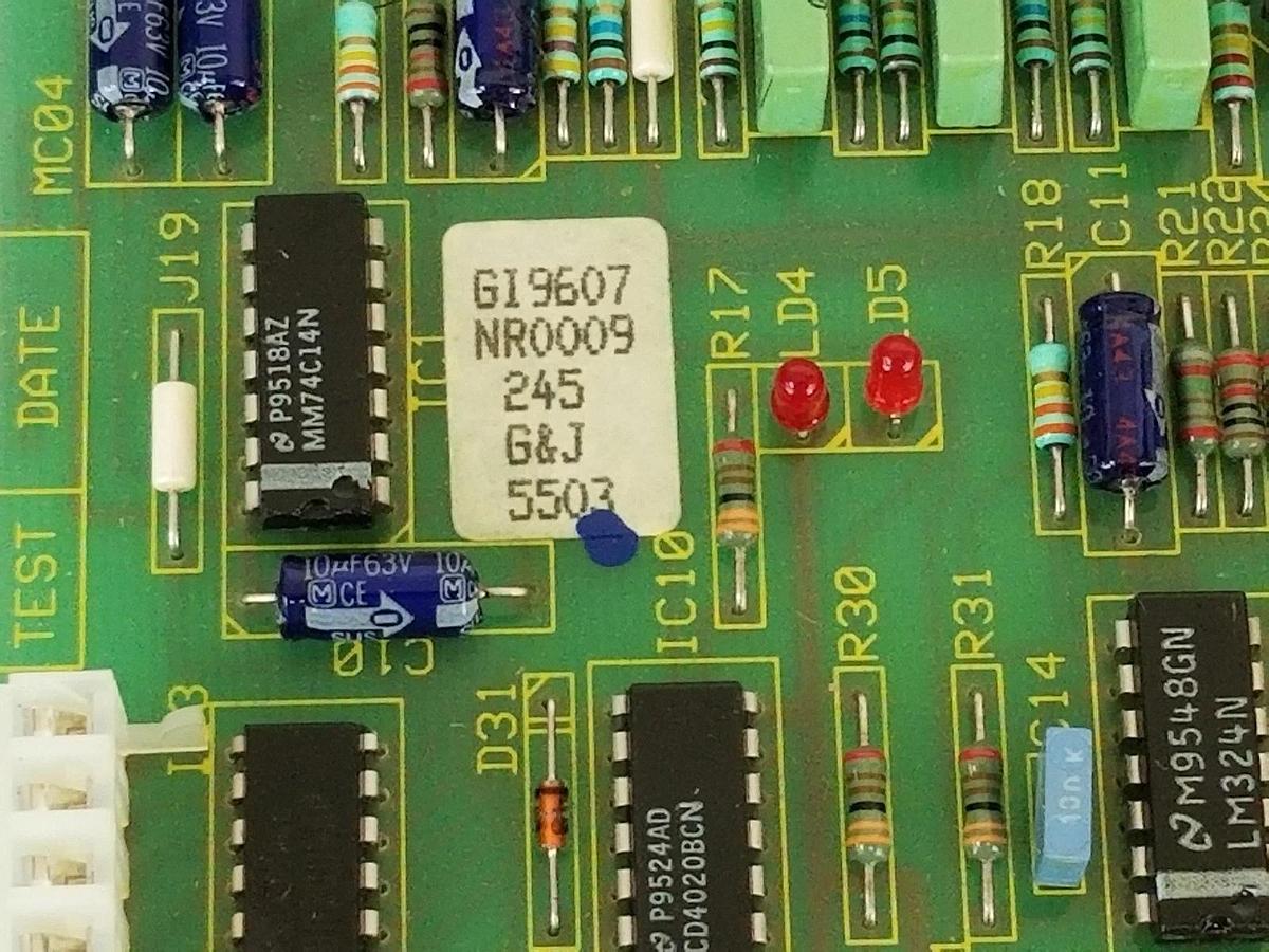 NIB GLUNZ & JENSEN 5503 MULTICONTROL PRINT PC BOARD MC04GI8544
