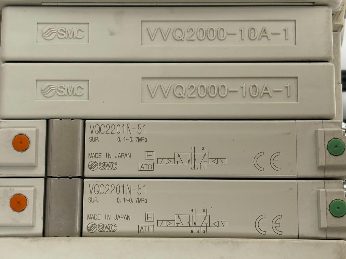 Used NEW SMC EX600-SEN3 EtherNet/IP Valve Manifold VQC2201N-51 EX600-DXPD