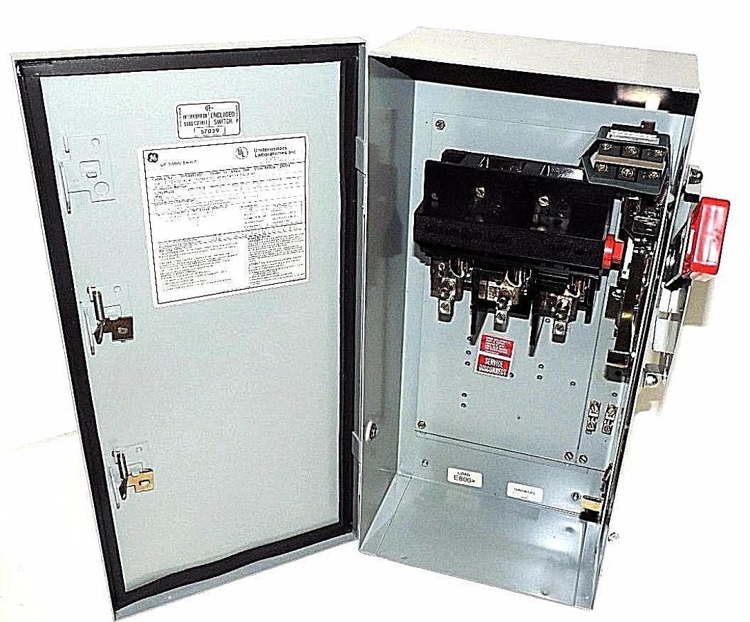 Used NEW IN BOX GENERAL ELECTRIC THN3361JCL HEAVY DUTY SAFETY SWITCH 600VAC 30A