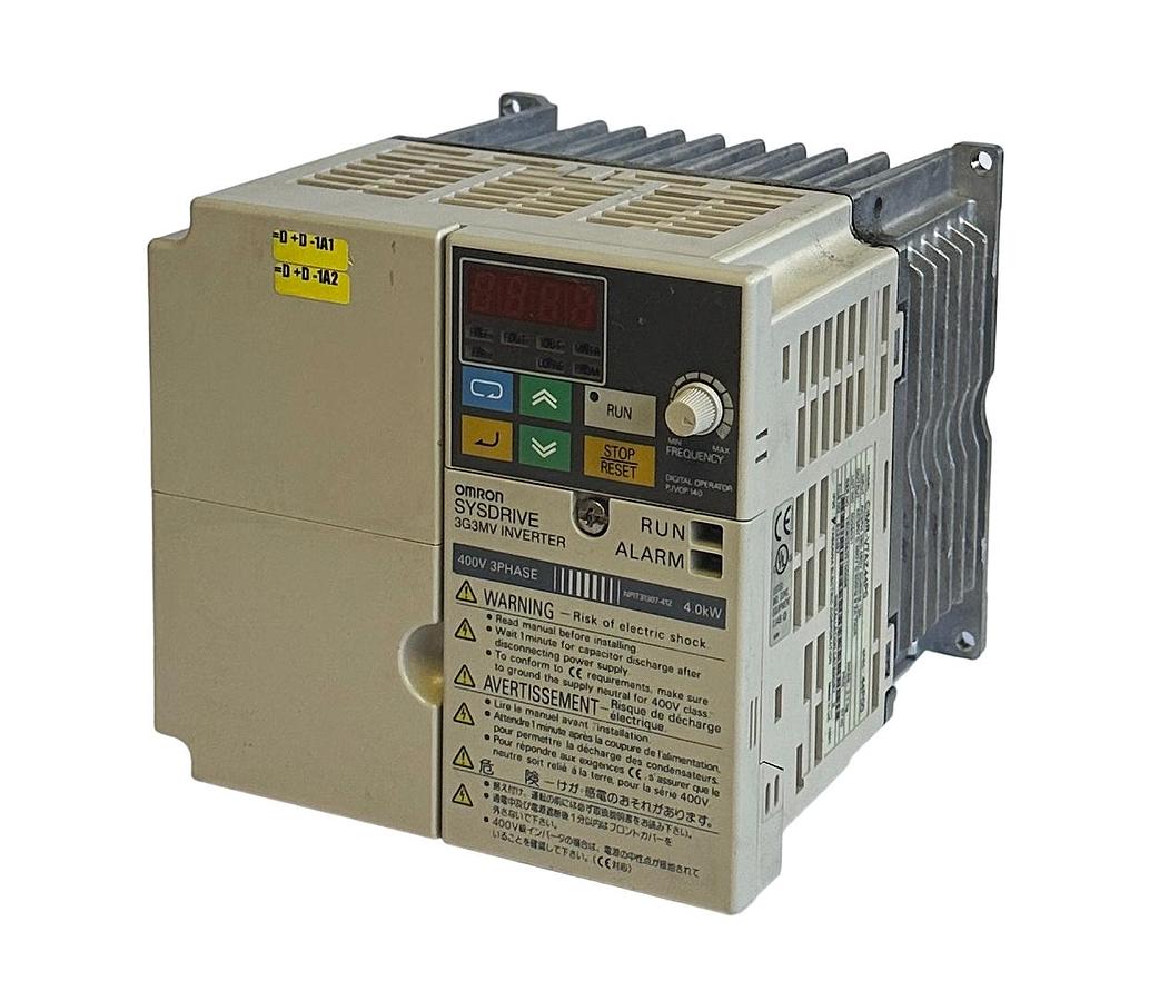 Used OMRON YASKAWA CIMR-V7AZ44P0 / CIMRV7AZ44P0 SYSDRIVE INVERTER 3G3MV 44P00 12A