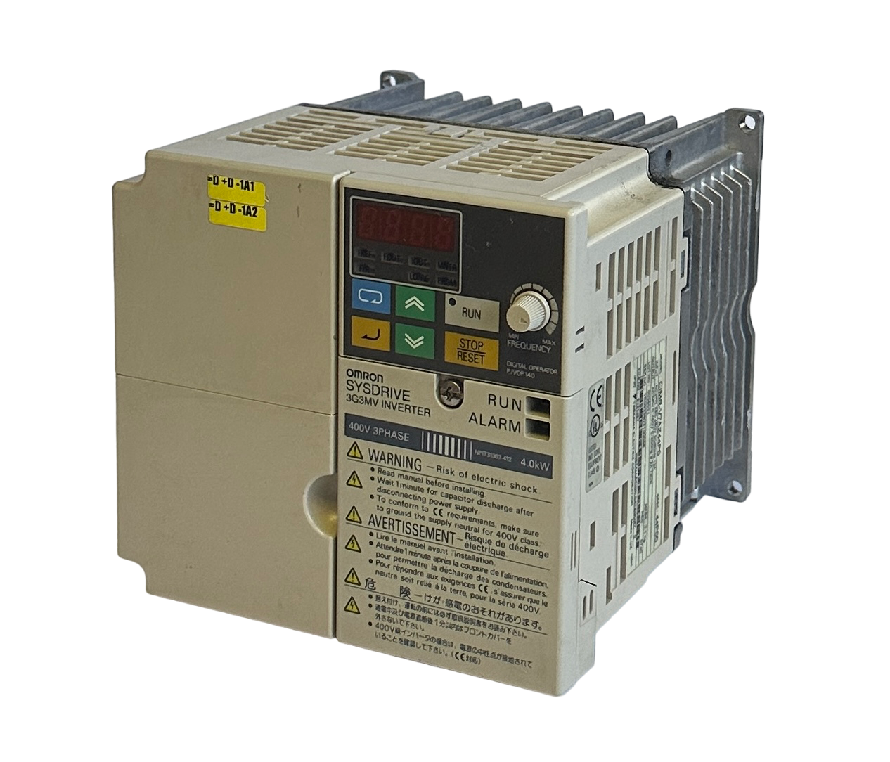 Used OMRON YASKAWA CIMR-V7AZ44P0 / CIMRV7AZ44P0 SYSDRIVE INVERTER 3G3MV 44P00 12A