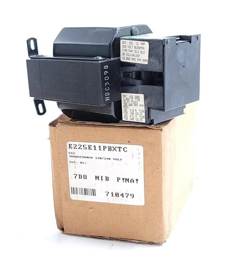 Used NIB EMERSON E225E11PBXTC TRANSFORMER 120/240V