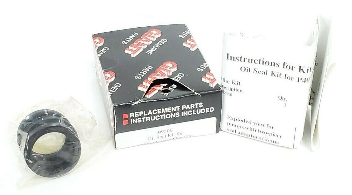 Used NIB GIANT 09306 OIL SEAL KIT FOR P400 SERIES PUMPS