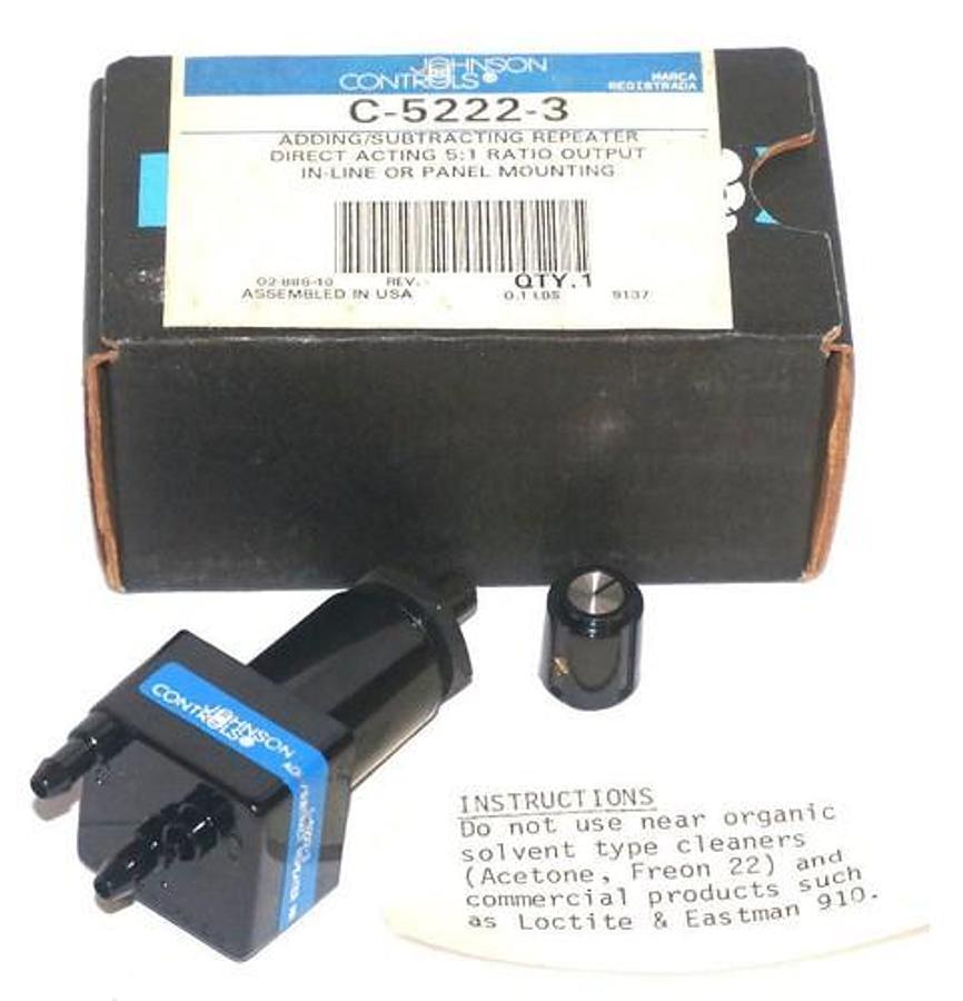 NIB JOHNSON CONTROLS C-5222-3 ADDING/SUBSTRACTING REPEATER C52223