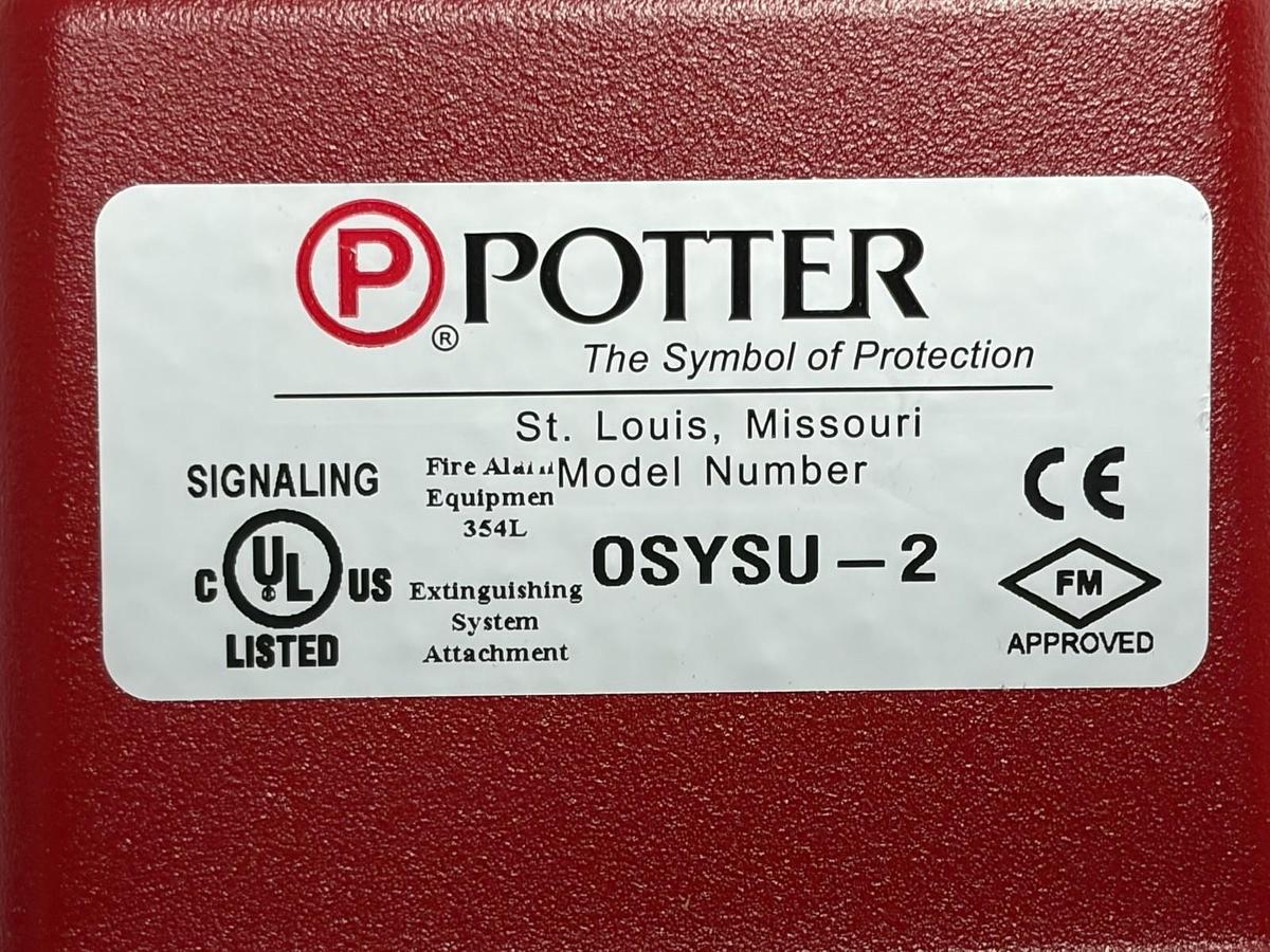Used Potter OSYSU-2 Outside Screw and Yoke Valve Supervisory Switch New